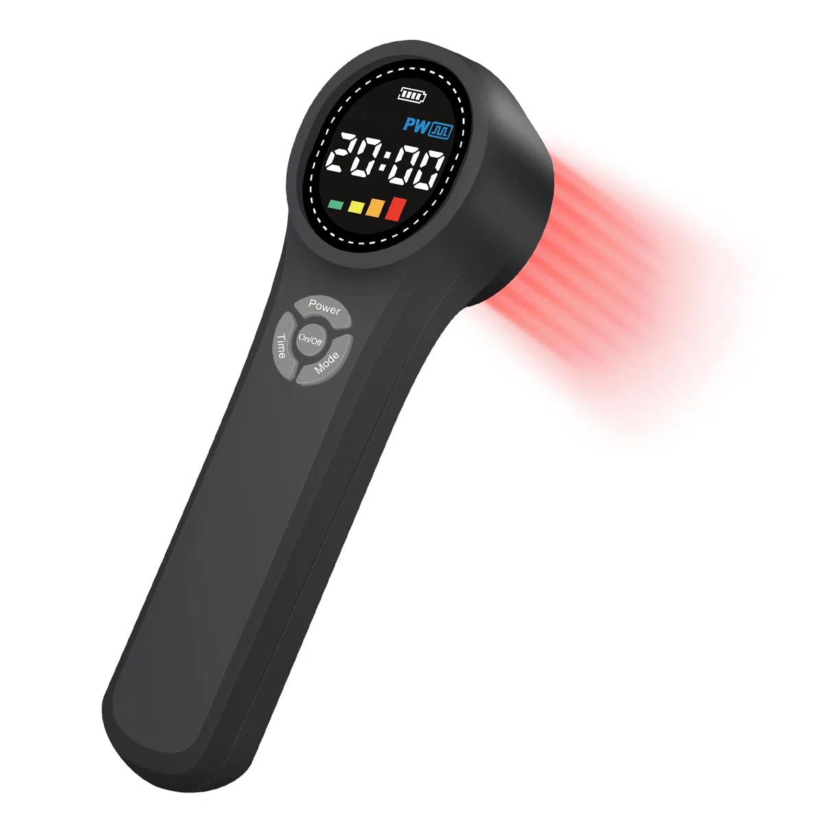 Thérapie par lumière rouge proche infrarouge Toponechoice, 4 x 980 nm + 4 x 810 nm + 16 x 660 nm, appareil portable de luminothérapie rouge pour soulager la douleur, bâton de luminothérapie rouge pour