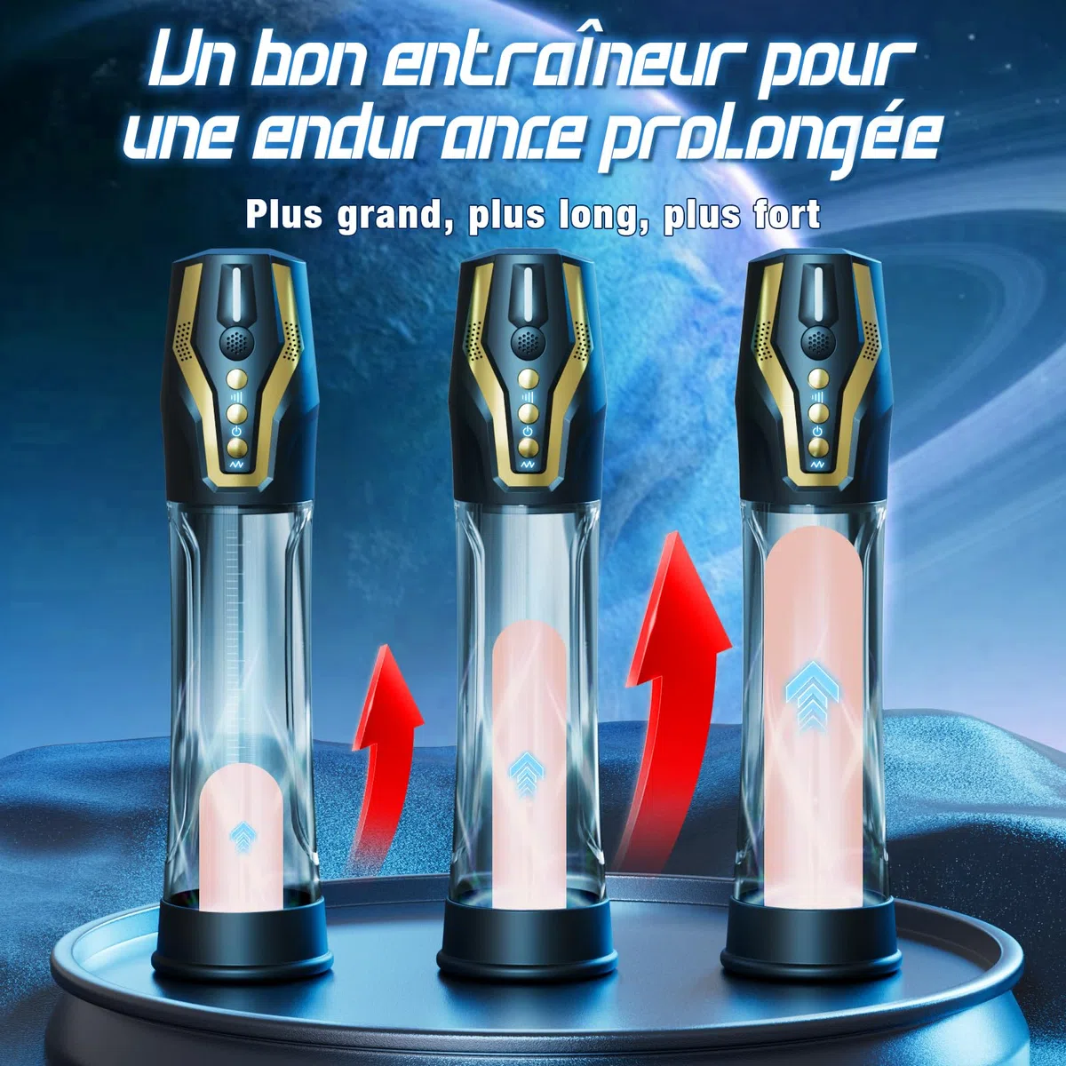 Pompes à Pénis Vaginette Masturbateur Automatique - Contrôle Vocal Pompe Penis Sex Toýs Homme avec 4 Modes d'aspiration & 4 Modes de Pompage, Masturbateurs Masculins Pompe a Penis Masturbeuse Homme