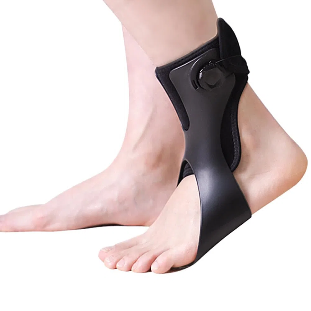 Orthèse de pied tombante – Orthèse de cheville réglable et légère pour aider et soutenir la marche, idéale pour la spasticité des membres et l'instabilité de la cheville