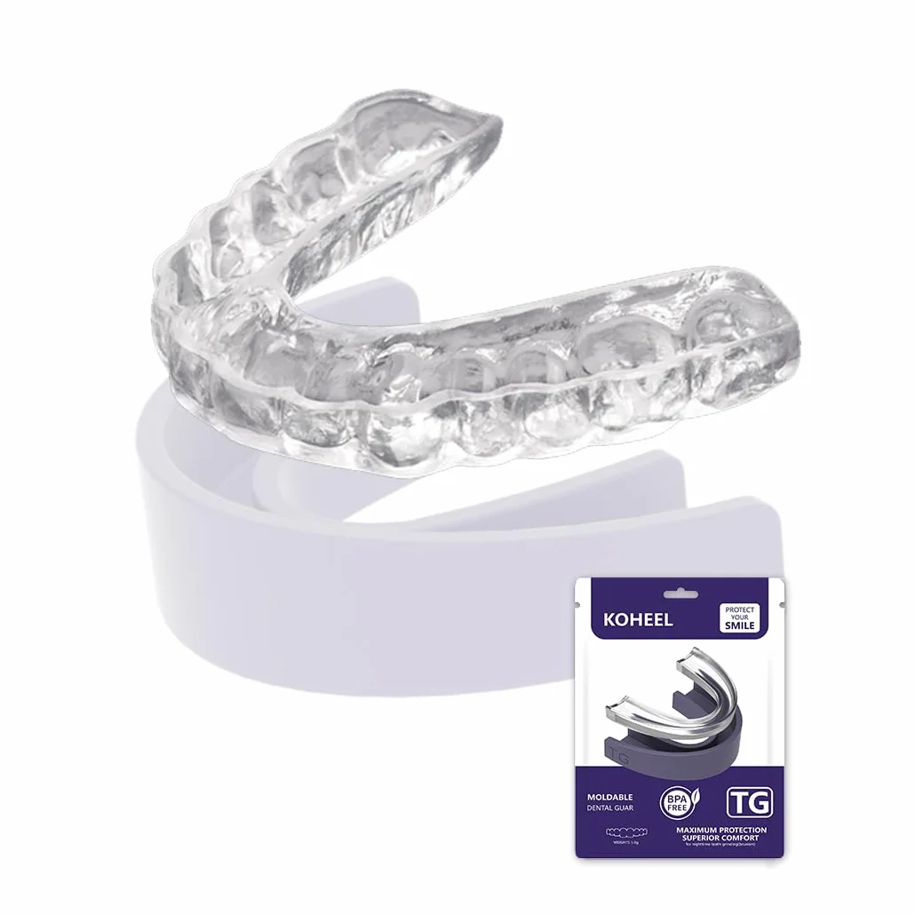 KOHEEL TG Gouttière Dentaire pour le Grincement des Dents avec Plateau de Formage - Facile à Utiliser et Parfaitement Adapté - Contre le Bruxisme (5 Pièces)