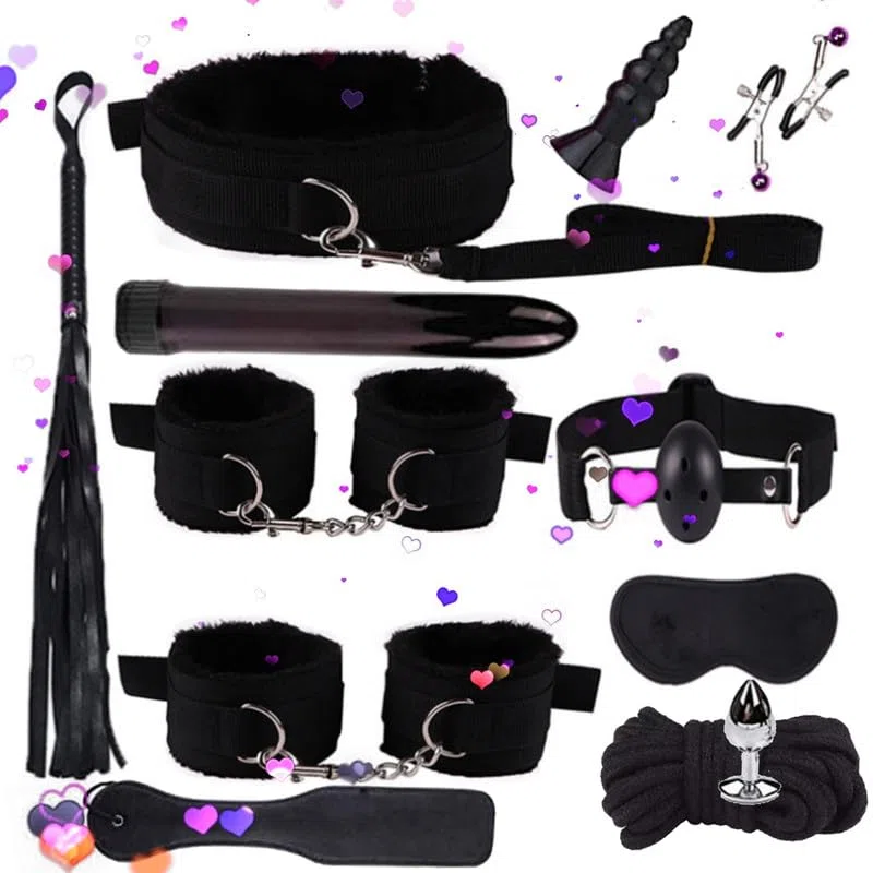 Ensemble De Formation Multifonctionnel En Nylon De 12 PièCes, Ensemble Complet D'éQuipement Pour Les Parties PassionnéEs - Accessoires De Formation - D-3 (Noir)