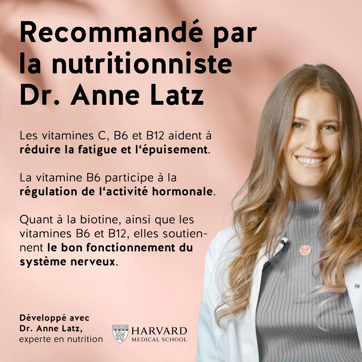 Femm'tastique Ménopause - Complexe vitamines et Minéraux - Vitamine C, D, E, Vitamines B, Zinc, Huile de graine de lin, CoQ10, Acide Hyaluronique - 60 unités - Vegan, Sans Sucre - Bears with Benefits