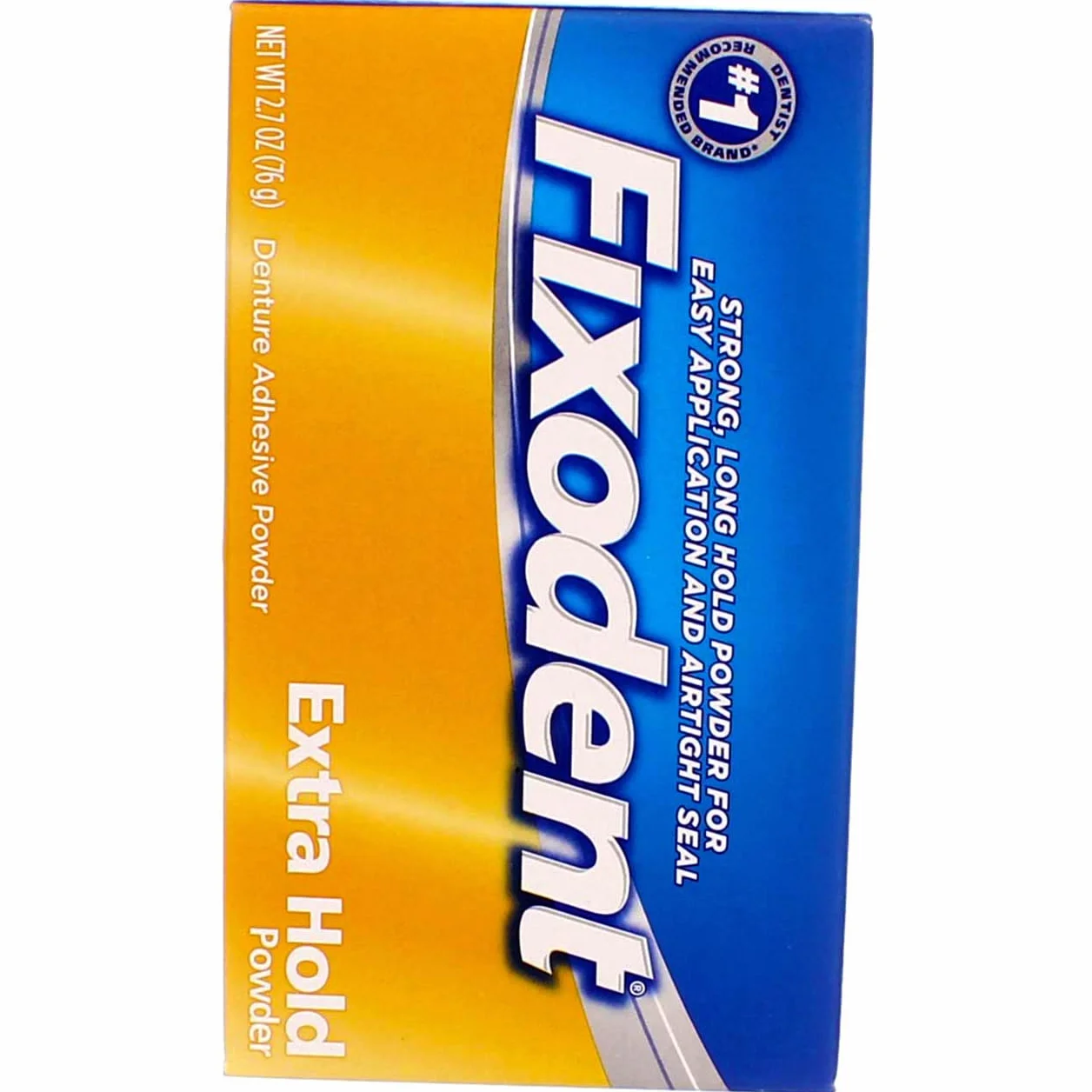 Fixodent Extra Hold, Denture Adhesive Powder--2.7 oz (76 g) by Fixodent