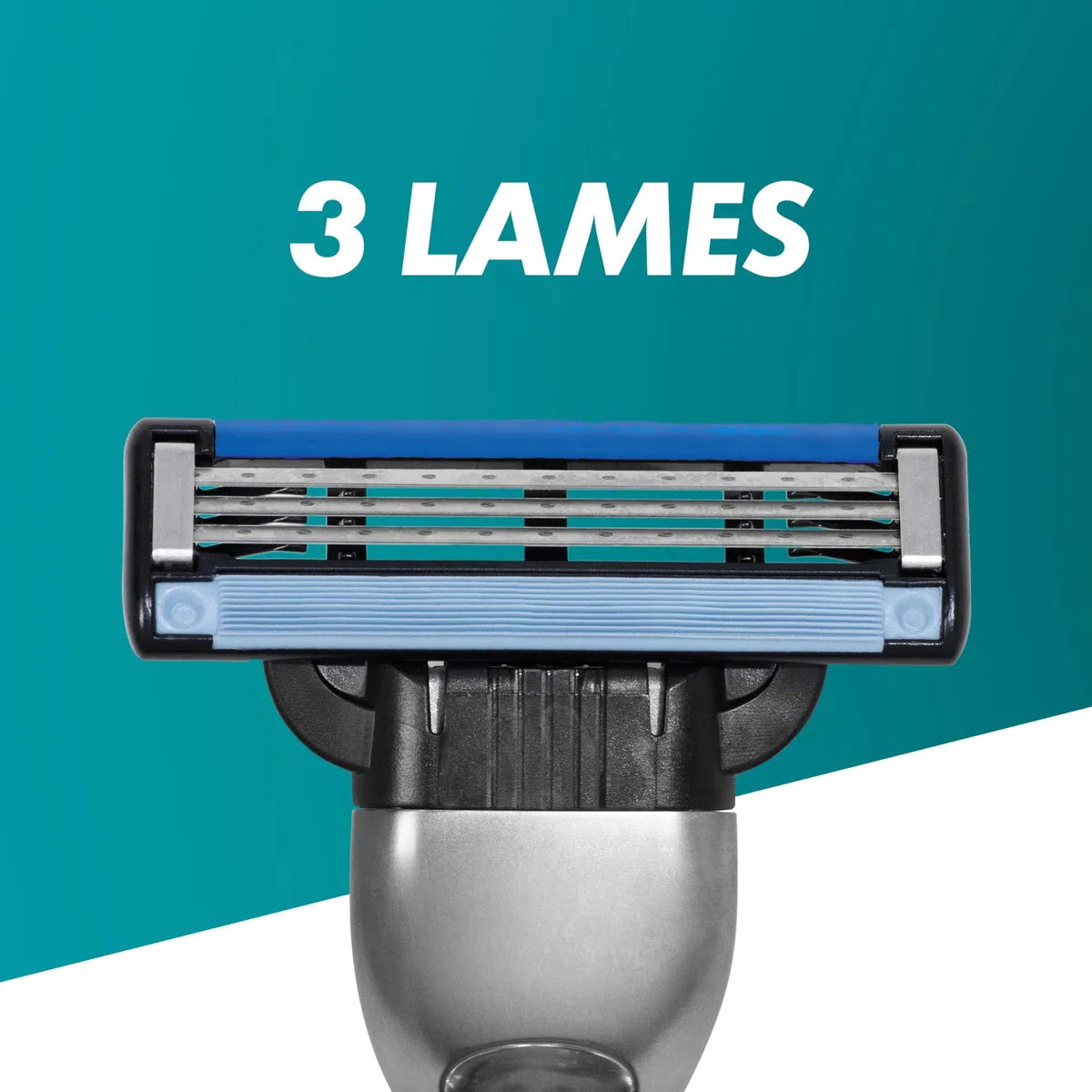 Gillette Mach3 Turbo Recharges De Lames De Rasoir Pour Homme, À 3 Lames , 16 Recharges De Lames, Lames Plus Résistantes Que L’Acier
