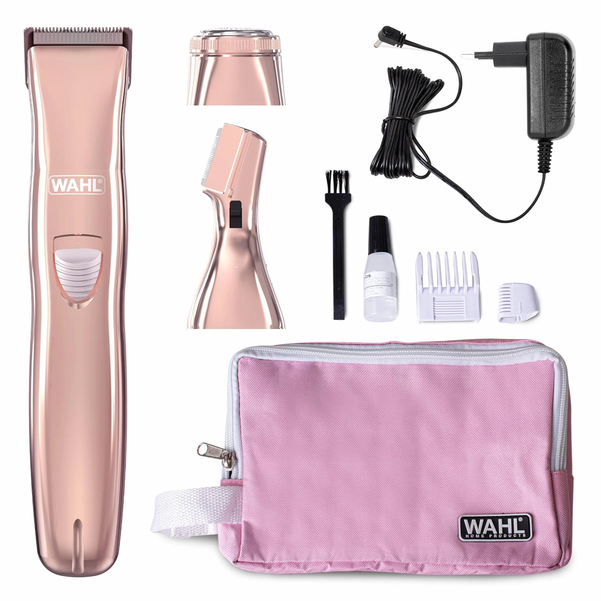 WAHL Ladies Face and Body Hair Remover, tondeuse pour femmes, rasoir rotatif pour femmes, épilateur à sourcils, sabot