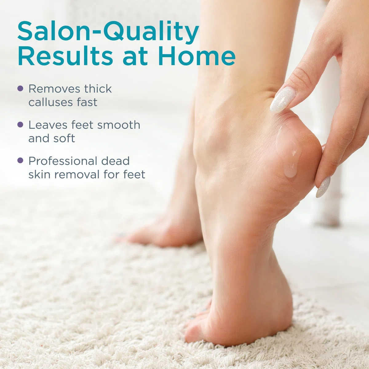 Le meilleur liquide et gel anti-callosités et anti-callosités de Lee Beauty Professional pour les cors et les callosités des pieds fait un meilleur travail qu'un rasoir électrique et une lime à pieds