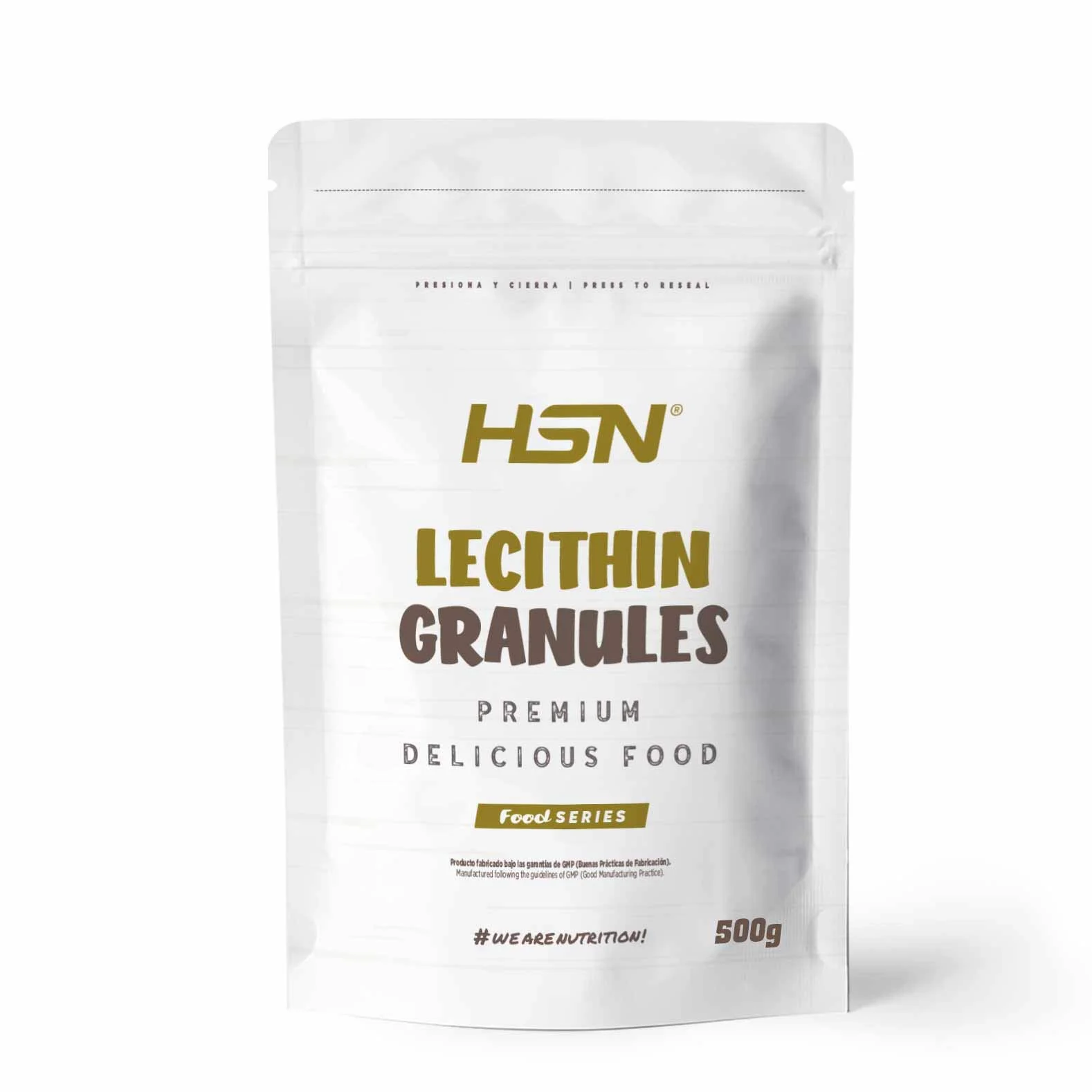 Lécithine de soja granulée HSN | 100% naturelle, riche en phospholipides et en nutriments, avec des acides gras essentiels, pour la cuisine | végétalienne, sans gluten, sans lactose, sans OGM, 500gr