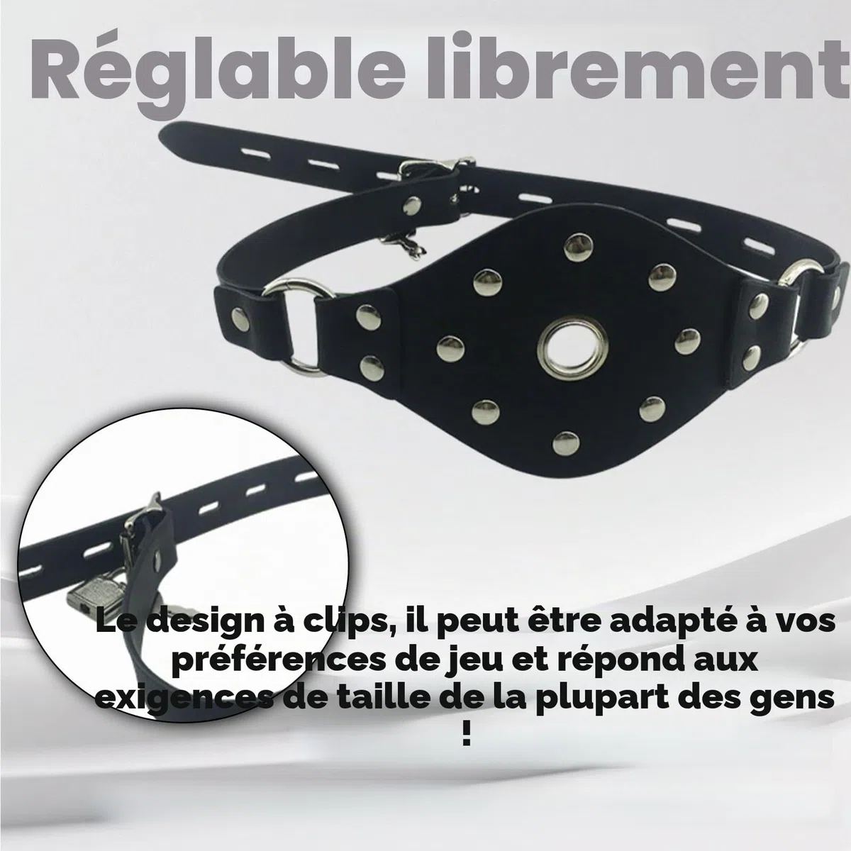 Godemichet Gag Écarteur de bouche pour sexe fétiche Bâillon Sex SM Femme Bdsm Godemichet Bâillon Bouche Grand pour Bondage Bâillon de Pénis Self Bondage Bâillon Bouche Gonflable Bdsms Jouet Extreme
