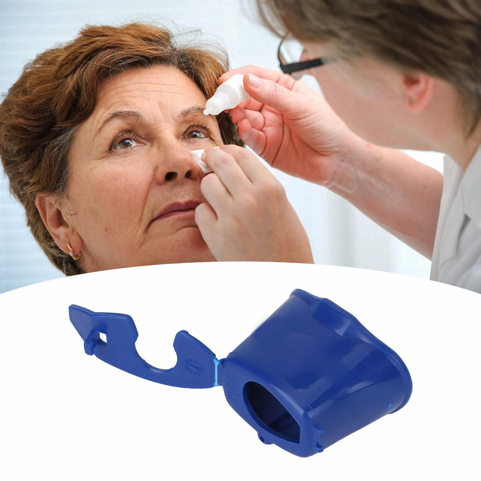 Applicateur portable pour gouttes oculaires, Outil guide et aide facile pour enfants