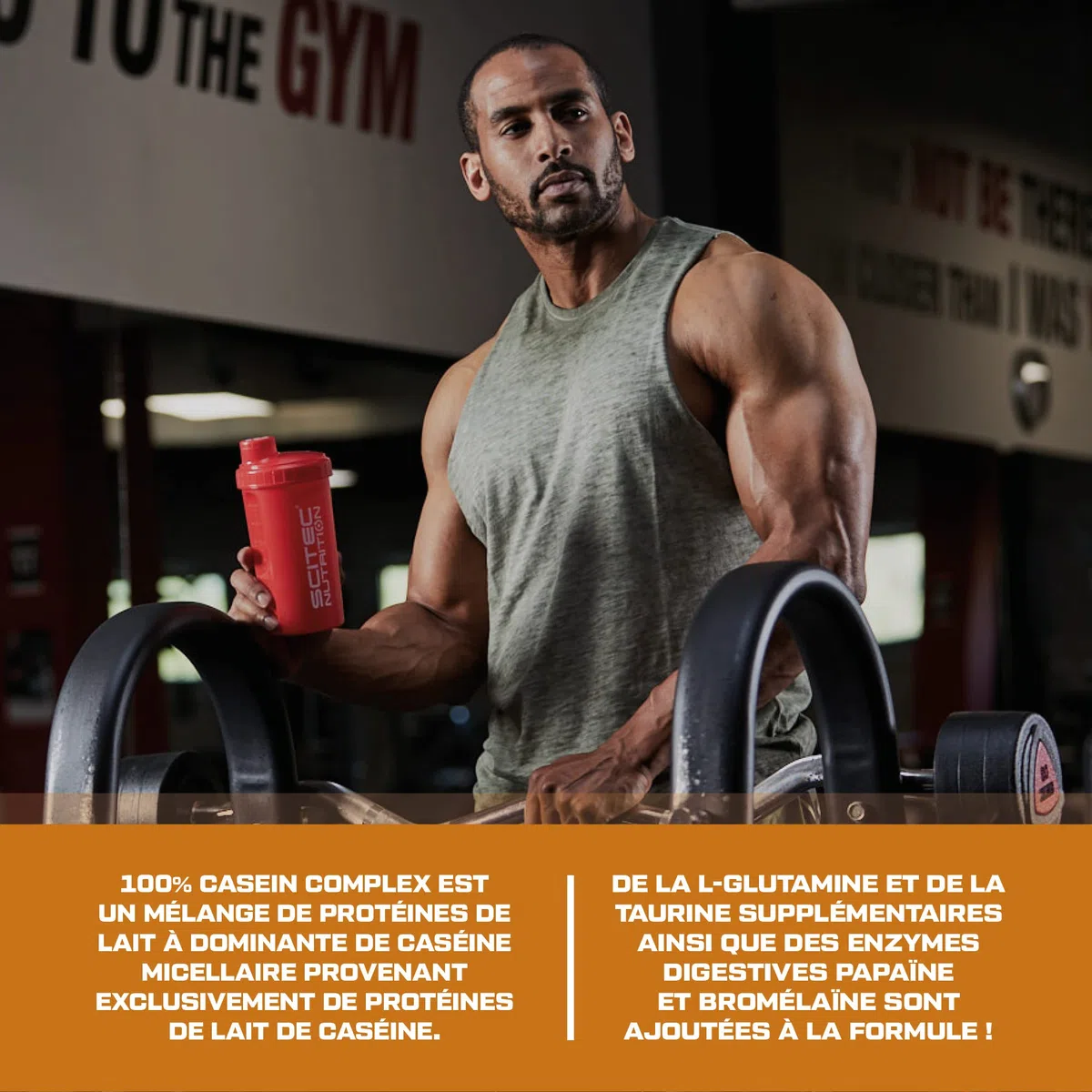 Scitec Nutrition 100% Casein Complex - Complexe de caséine à base de caséine micellaire - avec L-Glutamine, Taurine et Enzymes végétales, 920 g, Chocolat belge