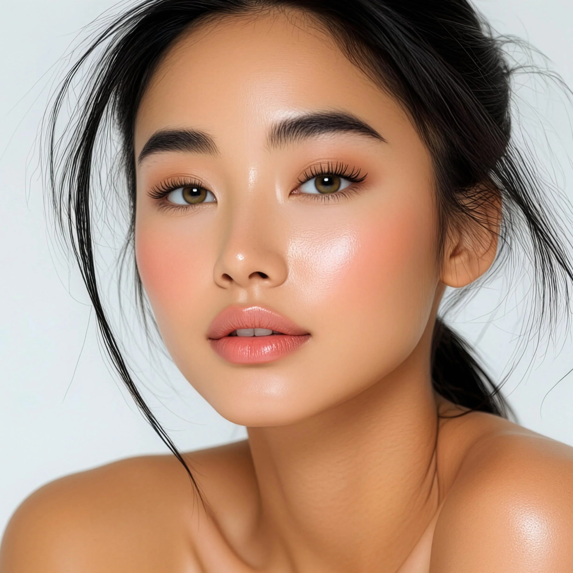 Lentilles Couleur Vert Noisette - 3 Mois, 1 Paire, Naturelle, Sans Correction – Golden Olive