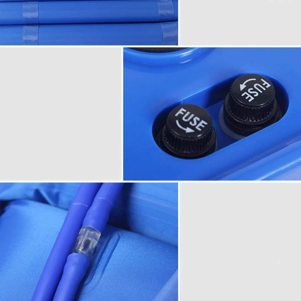 Matelas Anti-escarres, Matelas à Pression d'air alternée avec Pompe, prévention des escarres et Matelas pneumatique au lit, surmatelas à soulagement de la Pression,150cm Width