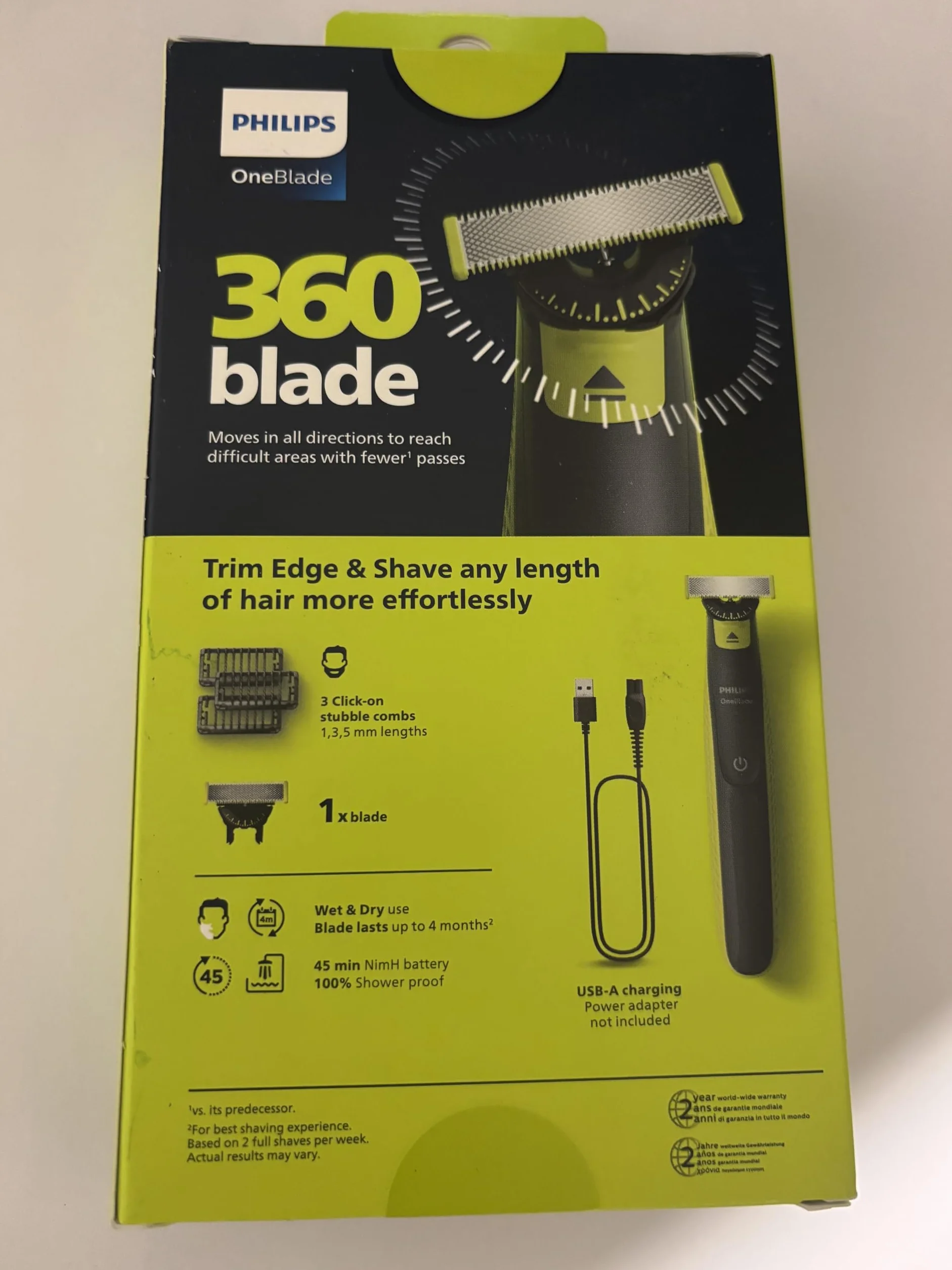 Philips Tondeuse Cheveux Noir et Vert QP2724/23
