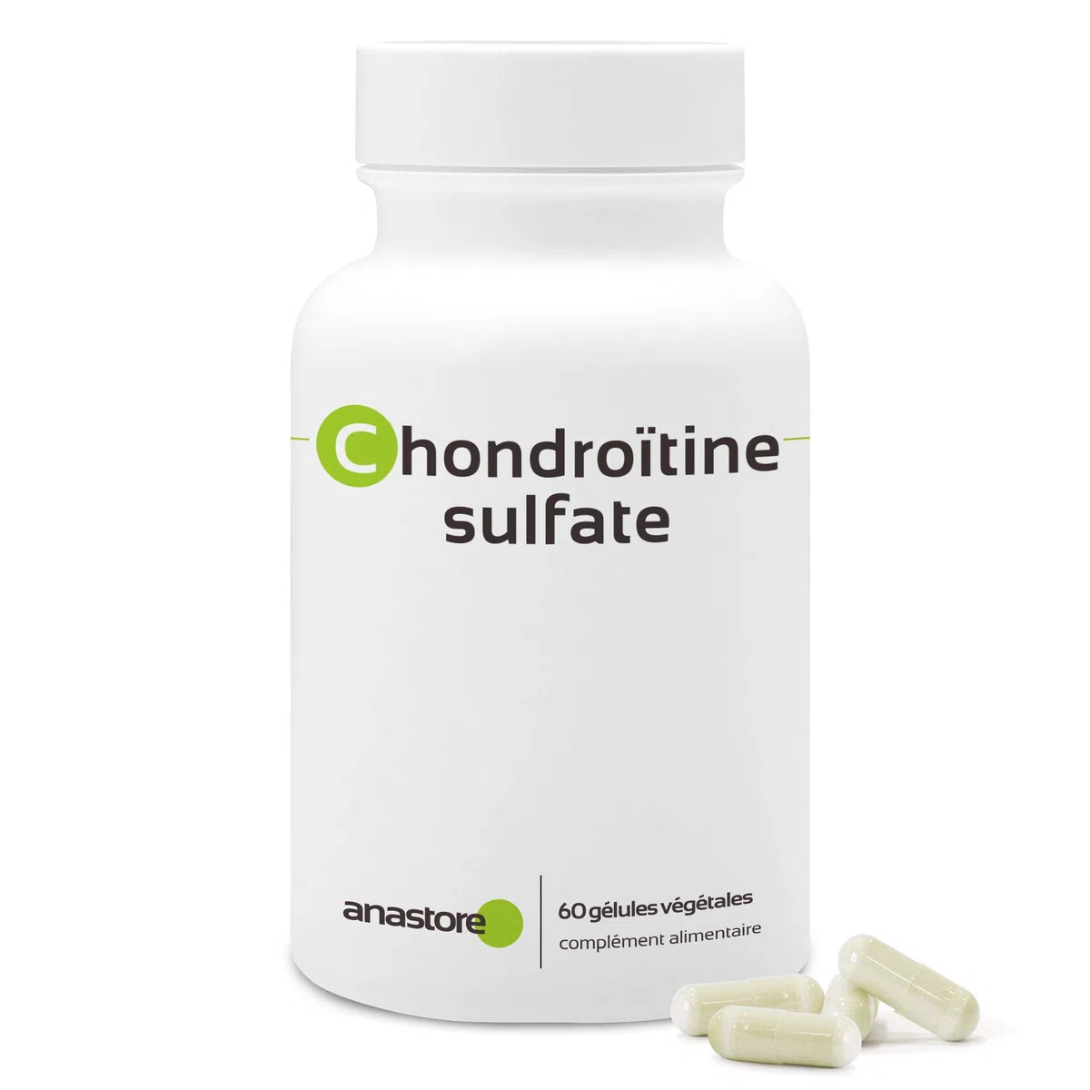 CHONDROÏTINE SULFATE * 400 mg / 60 gélules * Articulations (douleurs articulaires, inflammation)
