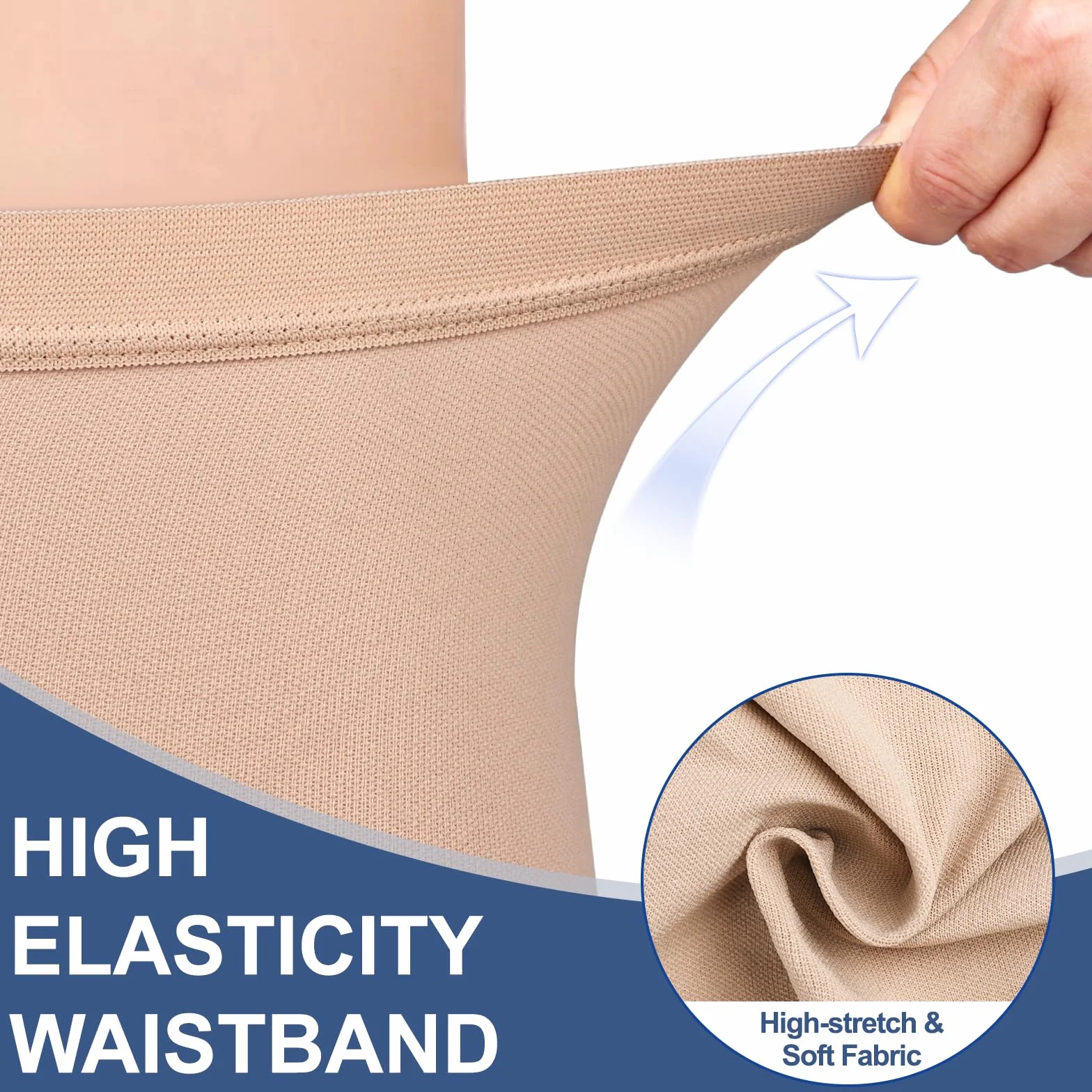 Médicale Collant de Contention à bout ouvert Femme & Homme, 20-30mmhg Classe 2 Collants de compression Soutien Graduel Chaussette de Compression pour Les varices, l'œdème, Le vol