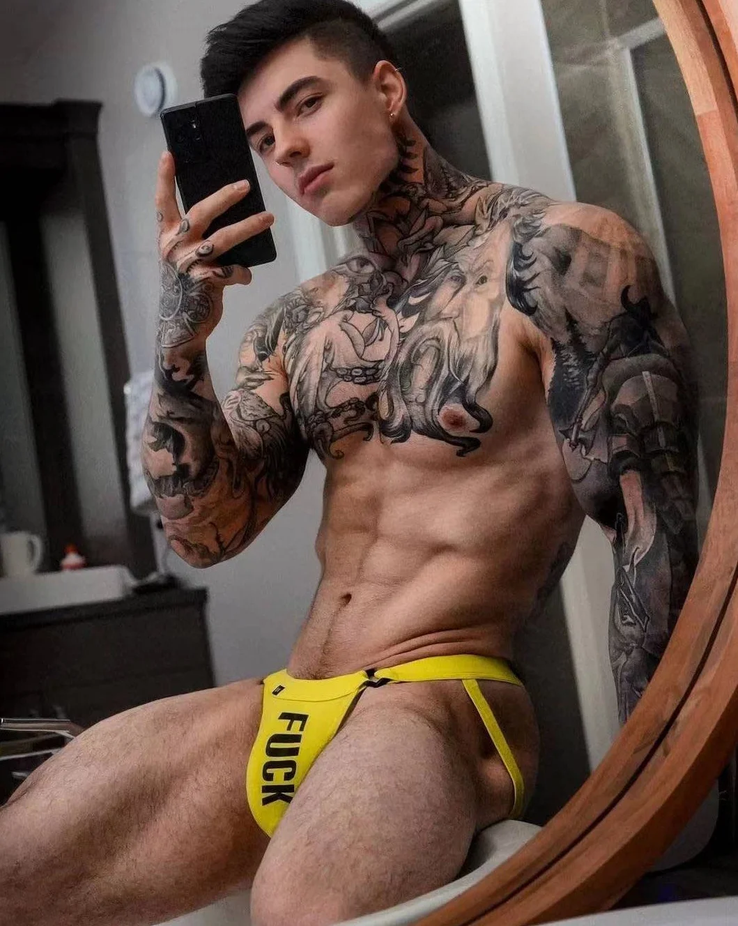 Jockstrap String pour homme Sous-vêtements sexy pour homme Slips Thong Coton Taille basse String Sport Jock Strap