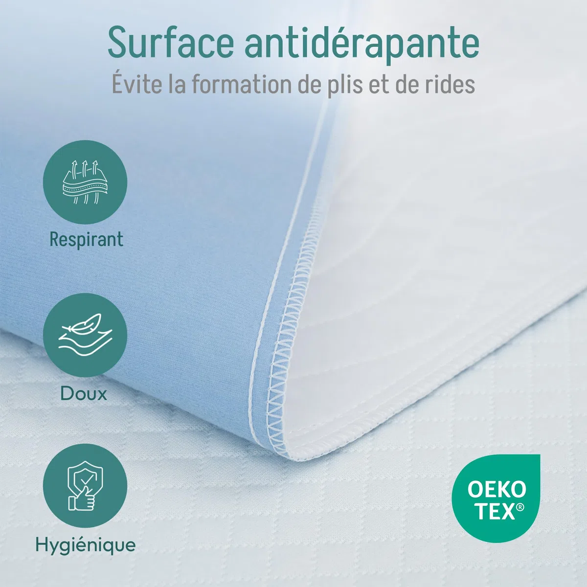 Alèse Extra Protection (alèse Jetable). Protège-Matelas/alèse imperméable: Super Absorbante: 3,15 litres/m². Protège Lit avec Ailes - Alèse Lavable: Incontinence. 90 x 85 cm - (Lot de 2)