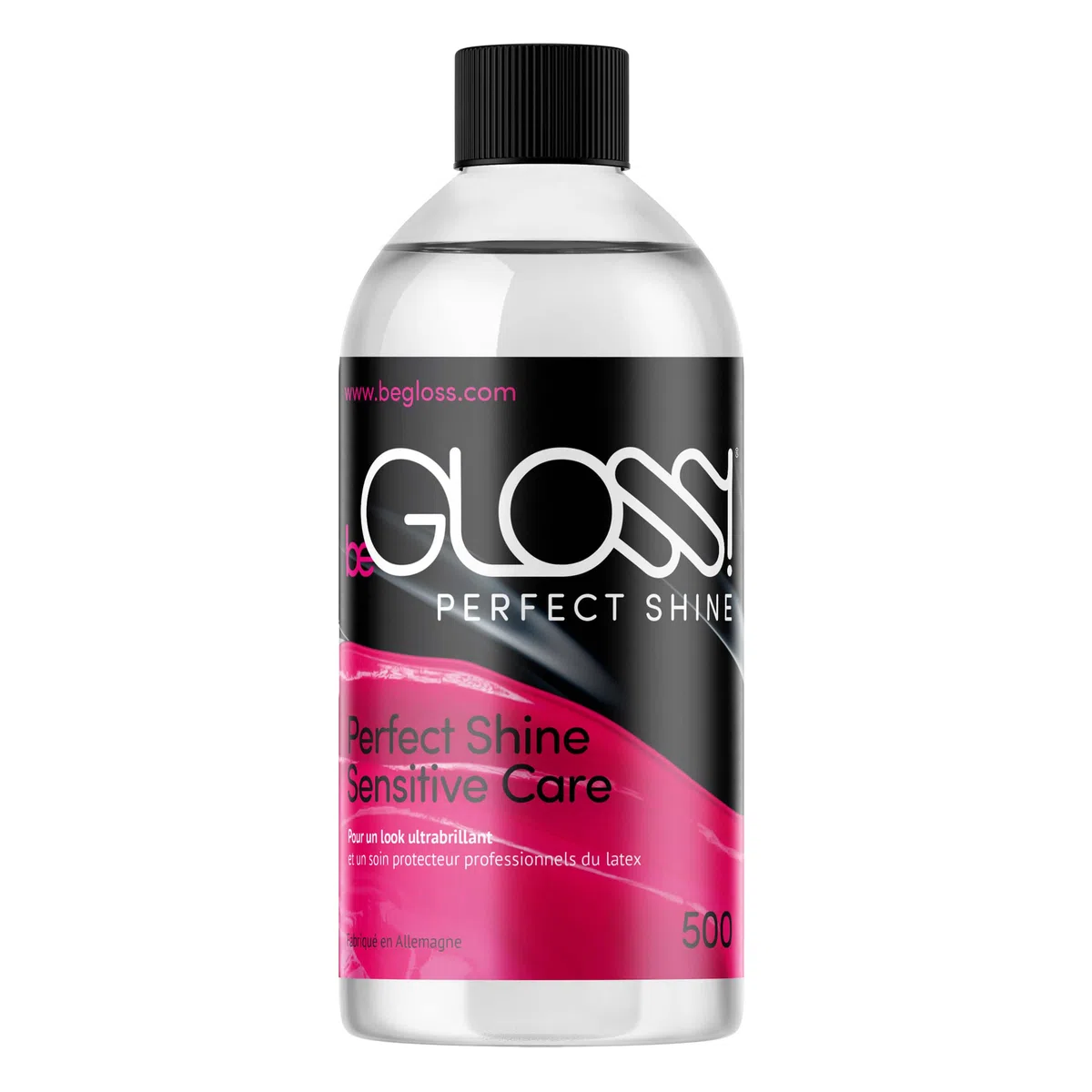 Latex Care SET 500 - Perfect SHINE-Latex Polish - Easy GLIDE-Latex Dressing AID Spécial WASH LATEX-Détergent spécial