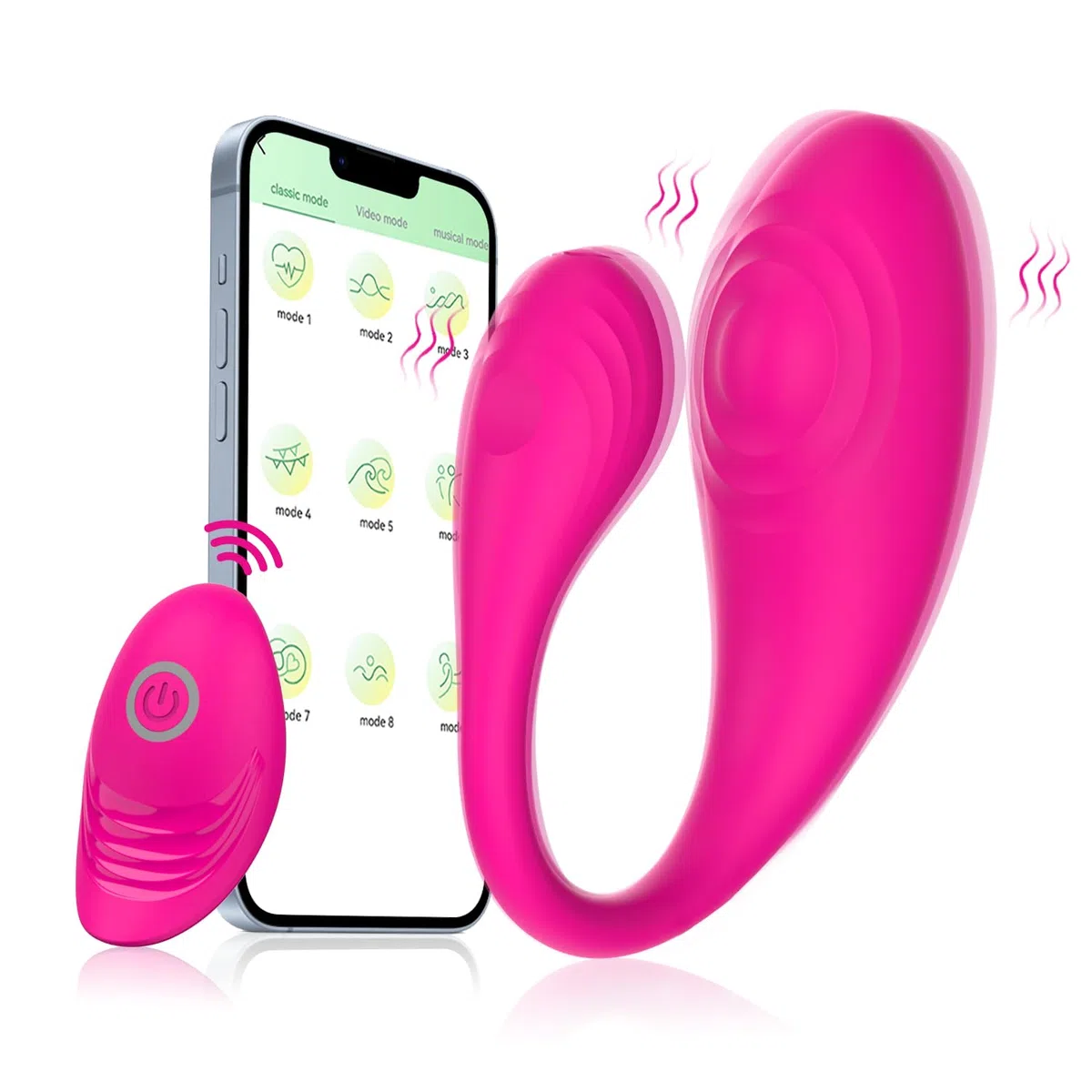 Appareil d'entraînement du plancher pelvien pour femme avec télécommande, entraînement intelligent du plancher pelvien, balles d'exercice en silicone pour le contrôle de la vessie et les exercices du