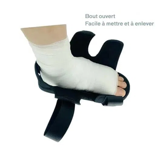 Chaussure de Plâtre Postopératoire de Fracture du Pied Chaussure Post-opératoire de Pied Cassé Chaussures de Récupération de Chausson Ouverture Large Orthopédique Chirurgicale Chaussure Marche EU41-42