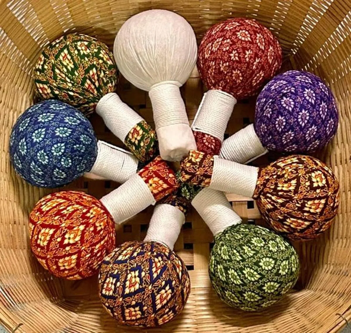 Lot de 4 tampons à herbes - Calme intérieur - 75 g - Contre la nervosité et les troubles du sommeil