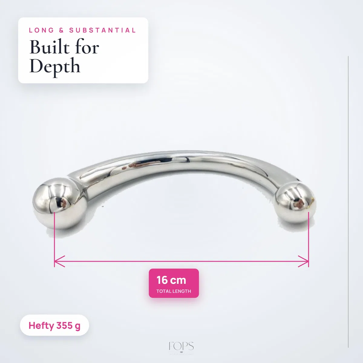 FOPS Gode Anal en Acier Inoxydable 16cm Ø2.1/3.2cm Toýs Femme et sex toýs homme Plug Anal Plug Femme Débutante Sextoy Homme godemichets Massage Point G/P Gode Surface Lisse dildo A110S