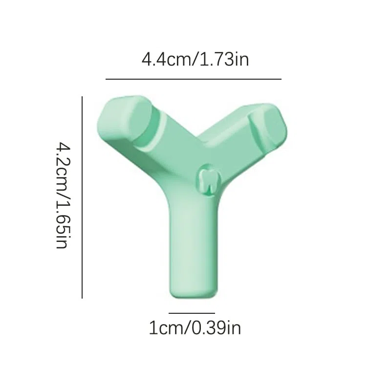 1PC Aligner Chewies pour Invisalign, en Forme de Y Chewies pour Invisalign Plateaux Seater Invisible Accolades orthodontique Munchies Dentaire Chewies,(Couleur aléatoire)