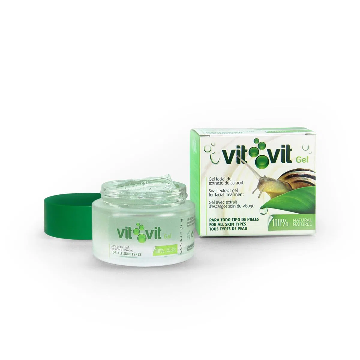 VIT VIT Gel concentré à la bave d'escargot 100% naturel