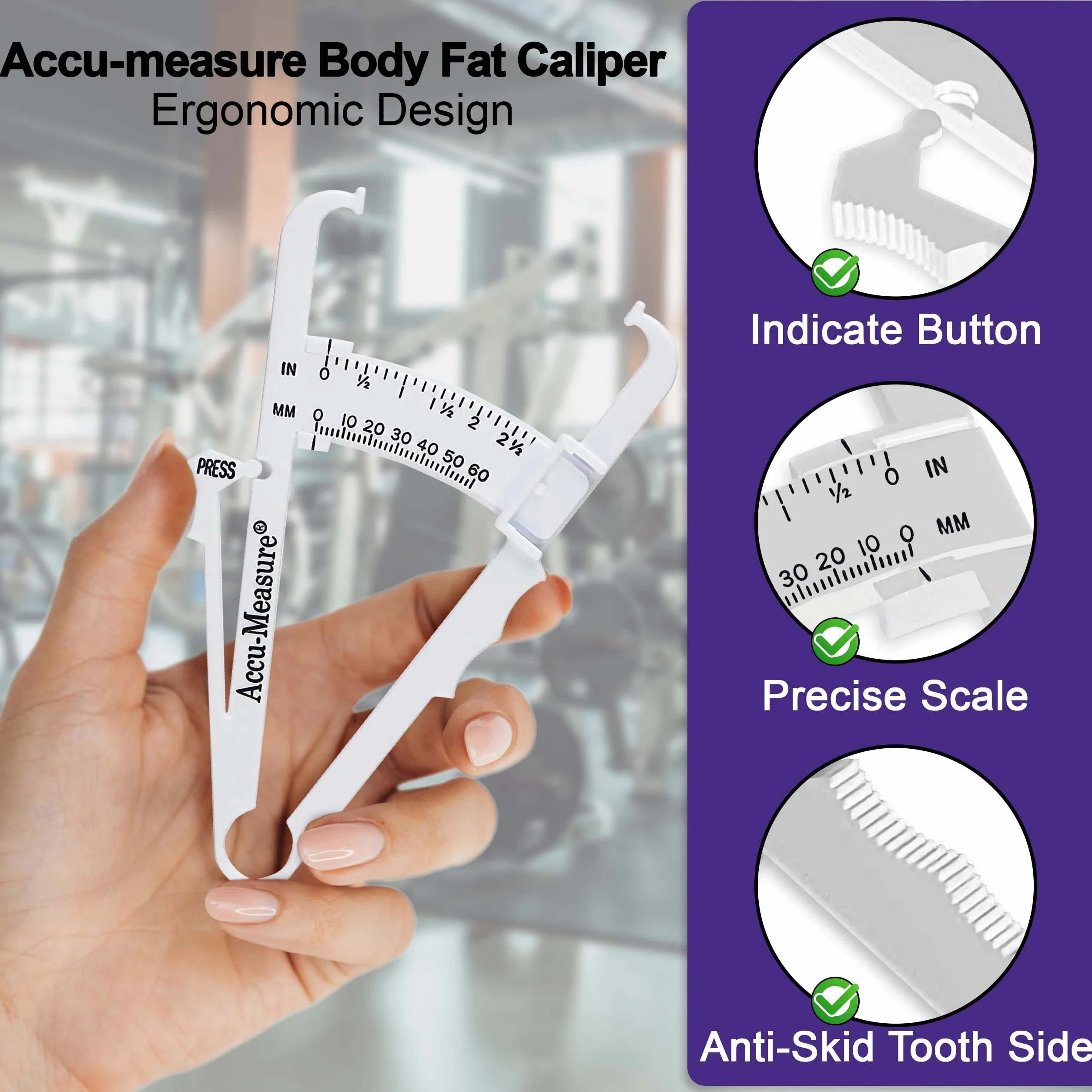 Accu Measure Mesureur de graisse corporelle Fitness 3000