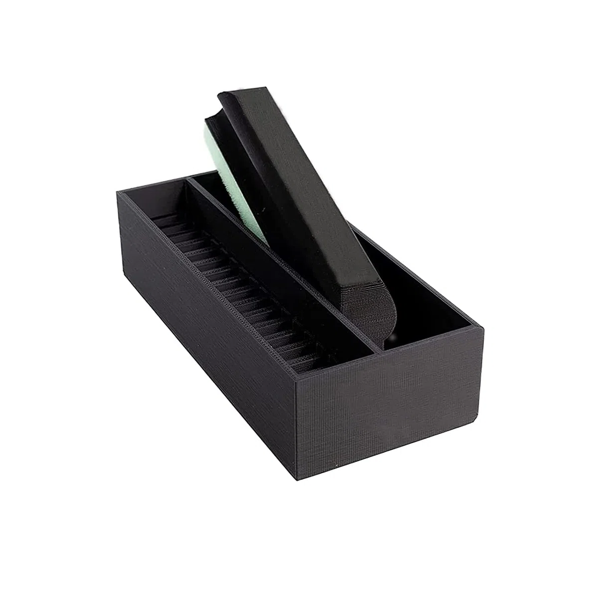 Ensemble d'outils de nettoyage et de support de barbe – 1 barre de nettoyage de barbe de taille originale et 1 support de barre de nettoyage de barbe