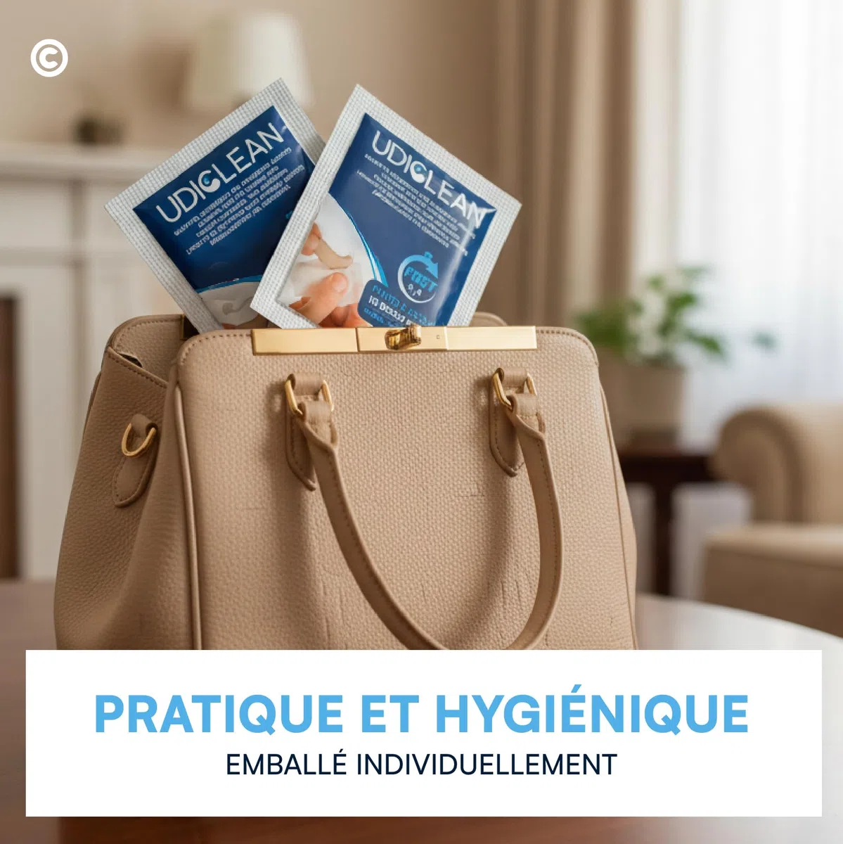 200 Lingettes Humidifiées Udiclean Lingettes à Séchage Rapide - pour Appareils Auditifs Implants Cochléaires Éliminent Graisse Sueur Saleté - Emballées Individuellement