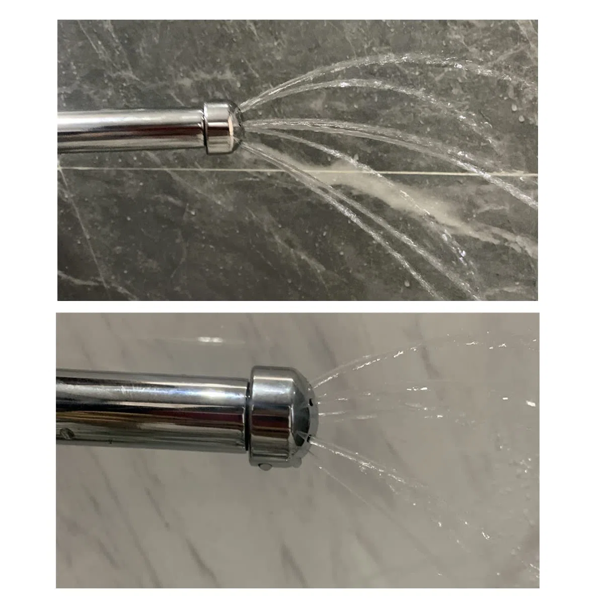 Douche Enema Douche pièces jointes en aluminium 3 Pomme de douche d'eau Buse anal rincer vaginal kit de nettoyage Cleaner + velours Sac de transport