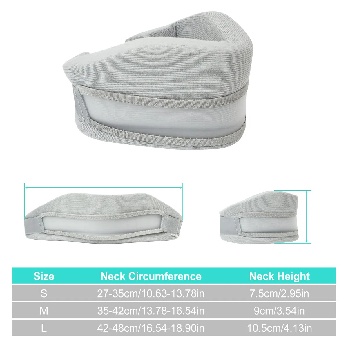 Minerve Anti Ronflement, Soutien Cervical Anti Ronflement， Minerve Cervicale Femme, Collier Cervical Anti Ronflement, Soulage Cervicales Douloureuses et Pression Dans la Colonne Vertébrale, M