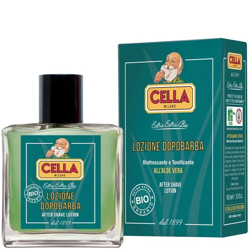 CELLA Lotion Après-rasage Bio Aloe Vera 100g