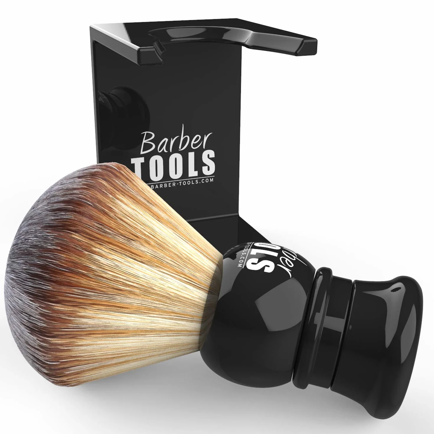 Kit de rasage | Blaireau de rasage avec porte blaireau + savon de rasage 150ml ✮ BARBER TOOLS ✮