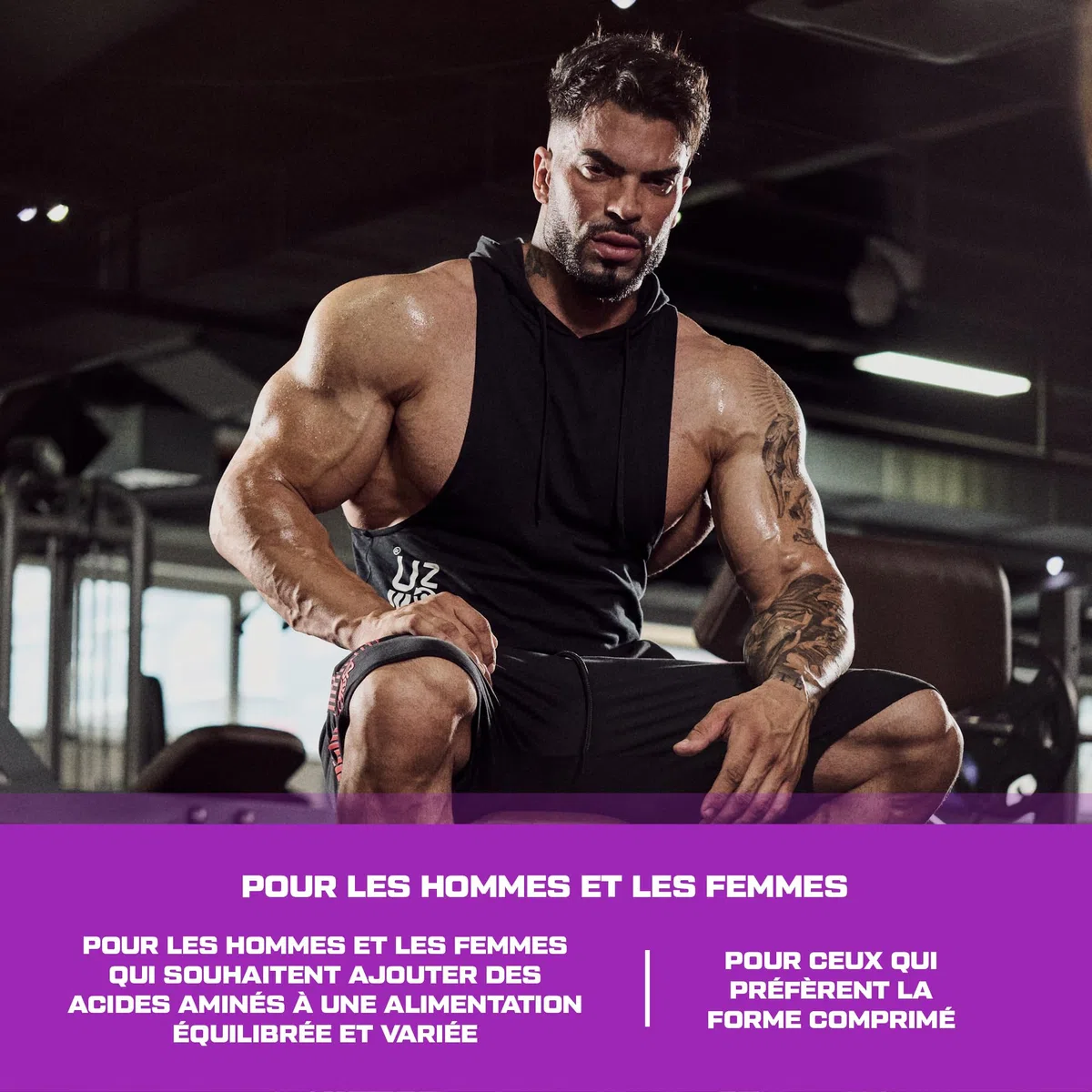 Scitec Nutrition Amino 5600 Comprimés, Acides Aminés Essentiels & BCAA avec L-Glutamine, Favorise la Récupération et la Croissance Musculaire, Formule Protéine de Lactosérum & Caséinate, 500 Comprimés