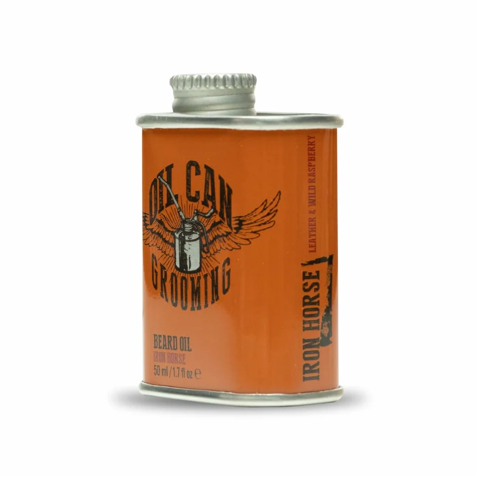 Oil Can Grooming Iron Horse Huile pour barbe 50 ml
