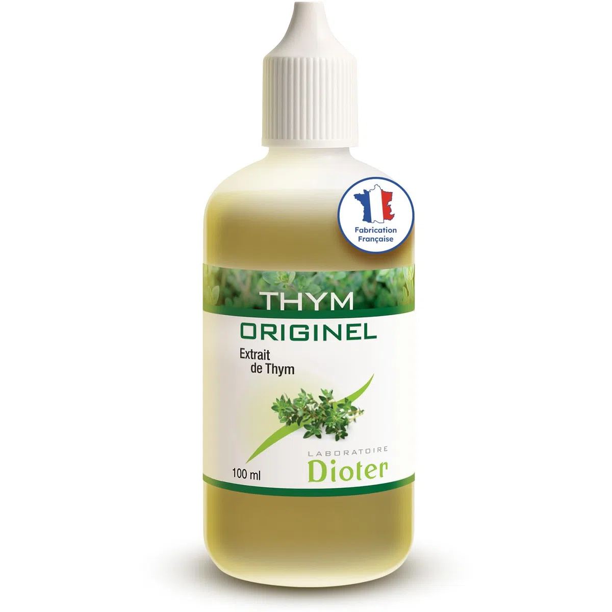 Thym Originel – Extrait concentré de Thym 100 ml, Sans Alcool, 100% Naturel – Soutien Respiratoire & Immunité