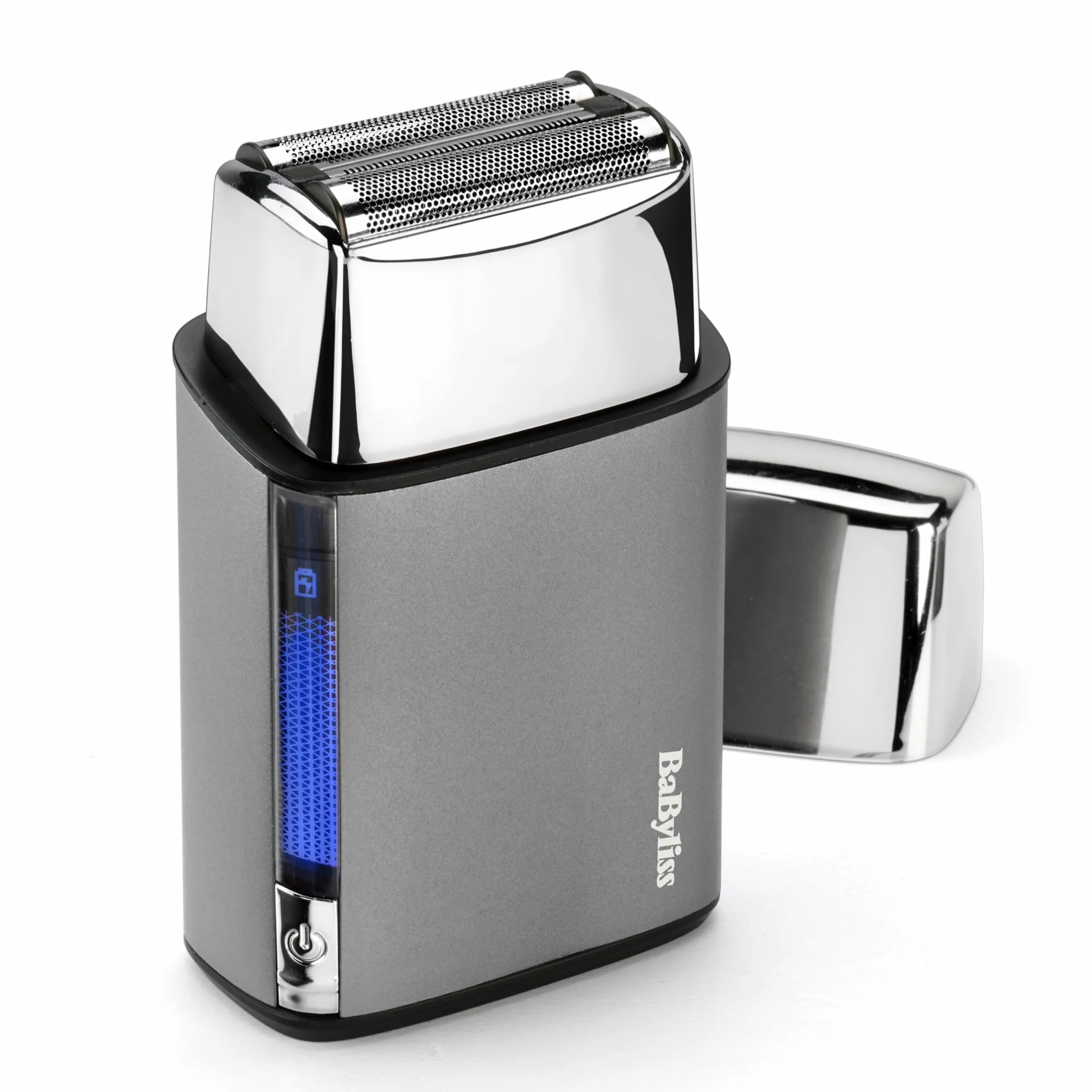 Rasoir BaByliss Super‑X à double grille pour homme – Finition ultra‑lisse, grilles en acier japonais, lithium‑ion sans fil, Wet & Dry IPX7, USB‑C, FS996DE