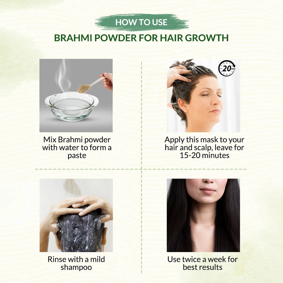 Indus Valley Bio Organic Brahmi Herbs Powder for Hair Nourishment (Bacopa monnieri)- Natural & 100% Pure
