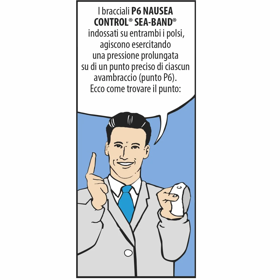P6 Nausea Control Seaband Ad