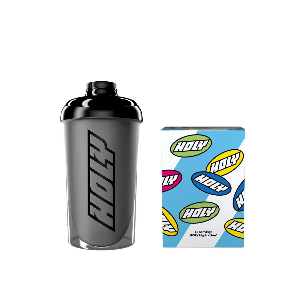 HOLY Hydration Kit de démarrage - Boisson sportive - 2x7 portions au goût fruité naturel - Avec électrolytes et minéraux - Végétalien - Sans sucre