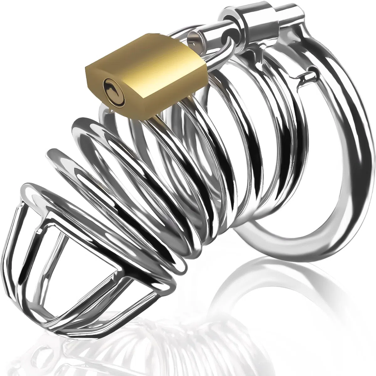 Cage de Chasteté pénis Cage à Pénis Chastity Cage Man avec 3 Tailles Anneaux de Pénis et Ceinture auxiliaire élastique,Bondage BDSM avec Ceinture de Chasteté Sex Toýs Couple