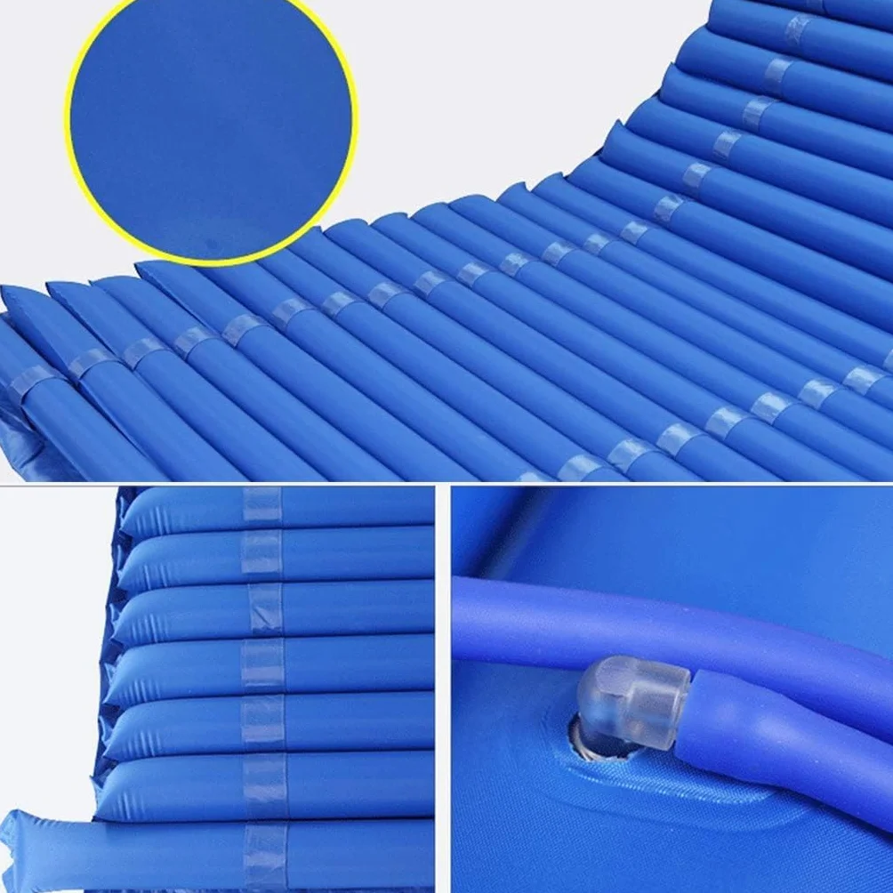 Matelas Anti-escarres, Matelas à Pression d'air alternée avec Pompe, prévention des escarres et Matelas pneumatique au lit, surmatelas à soulagement de la Pression,150cm Width