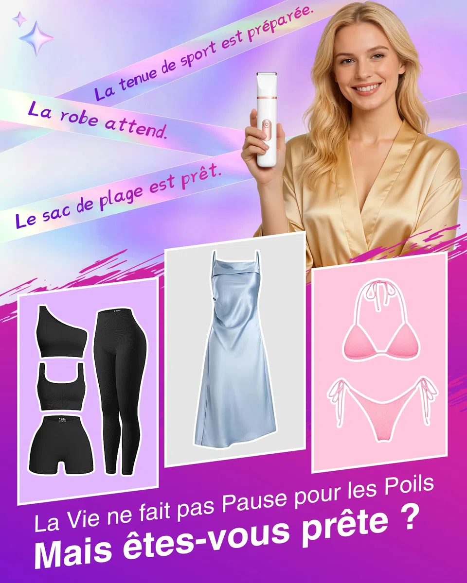 Rasoir Electrique Femme, Tondeuse Intime Intime: 3 en 1 Tondeuse Humide/Sèche, Portable et Sans Fil, pour Maillot/Visage/Aisselles/Jambes/Bras, Indolore et Sans Irritation, Cadeau Parfait pour Femme