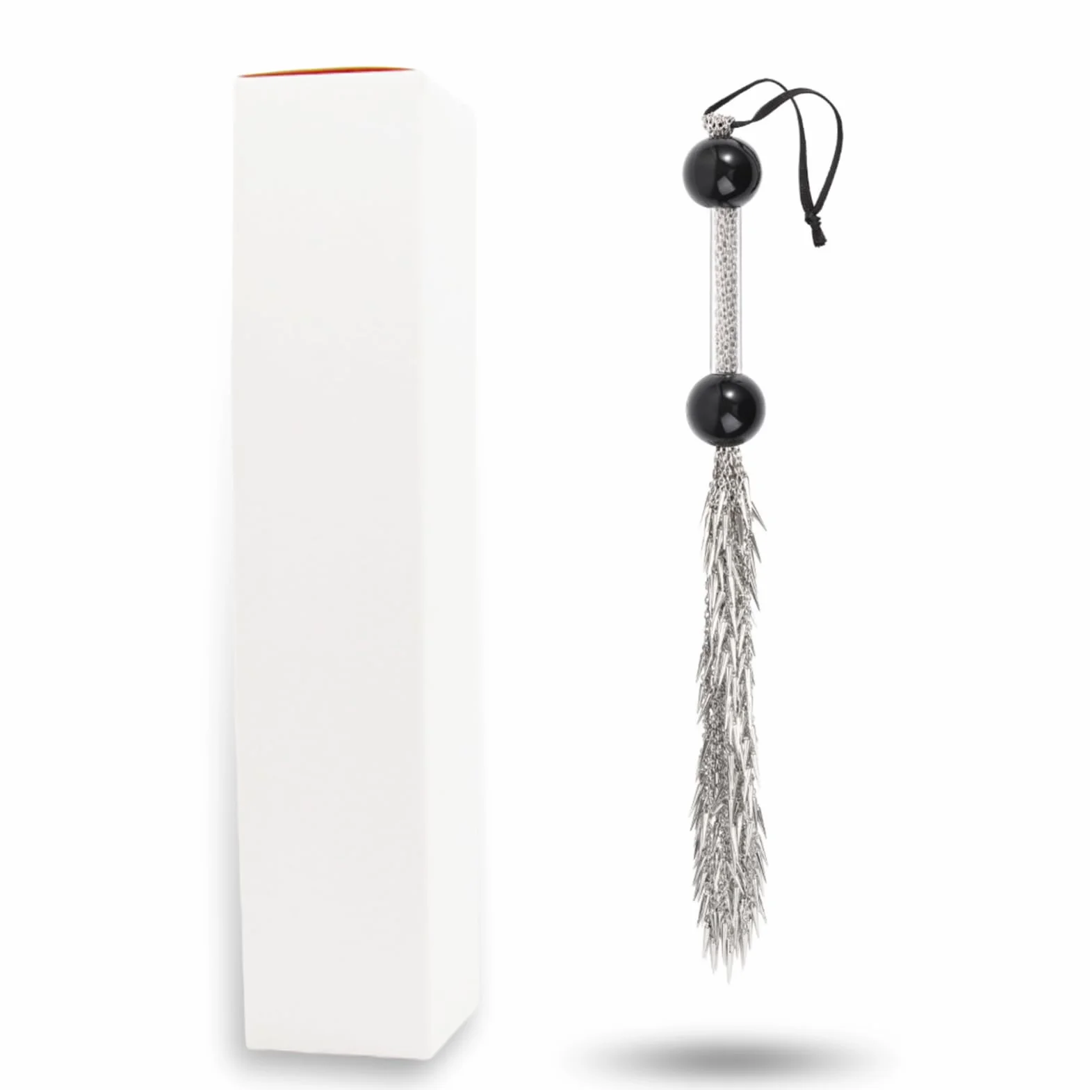 Fouet à Chaîne en Métal Poignée Confortable Fouet Sexy Érotique Cravache | Fessée Fétiche Accessoires de Bondage Durables Sex Toys SM Jeu de Rôle Jouets Sexuels pour Couples