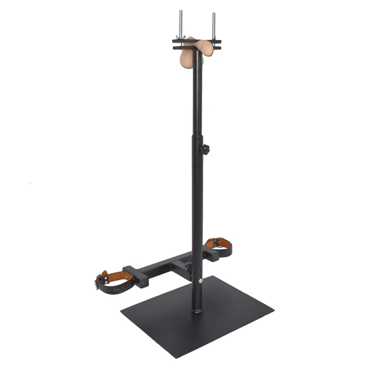Pranger à pénis debout – CBT Écraseur, Presse & Humbler | Meuble BDSM debout – Ballcrusher, Humbler & Entrave SM Bondage – Serre-joint et Presse pour sessions CBT & Pranger intenses
