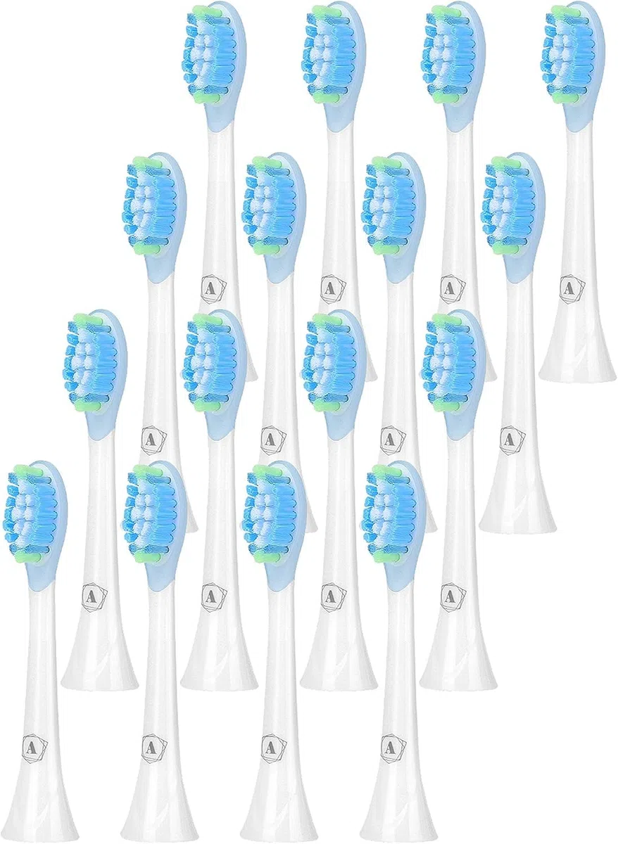 Brossette Compatible avec Philips Sonicare - Aster Têtes de Rechange pour Brosse à Dents Électrique Compatible avec Philips Sonicare Têtes de Brosse à Dents Lot de 16