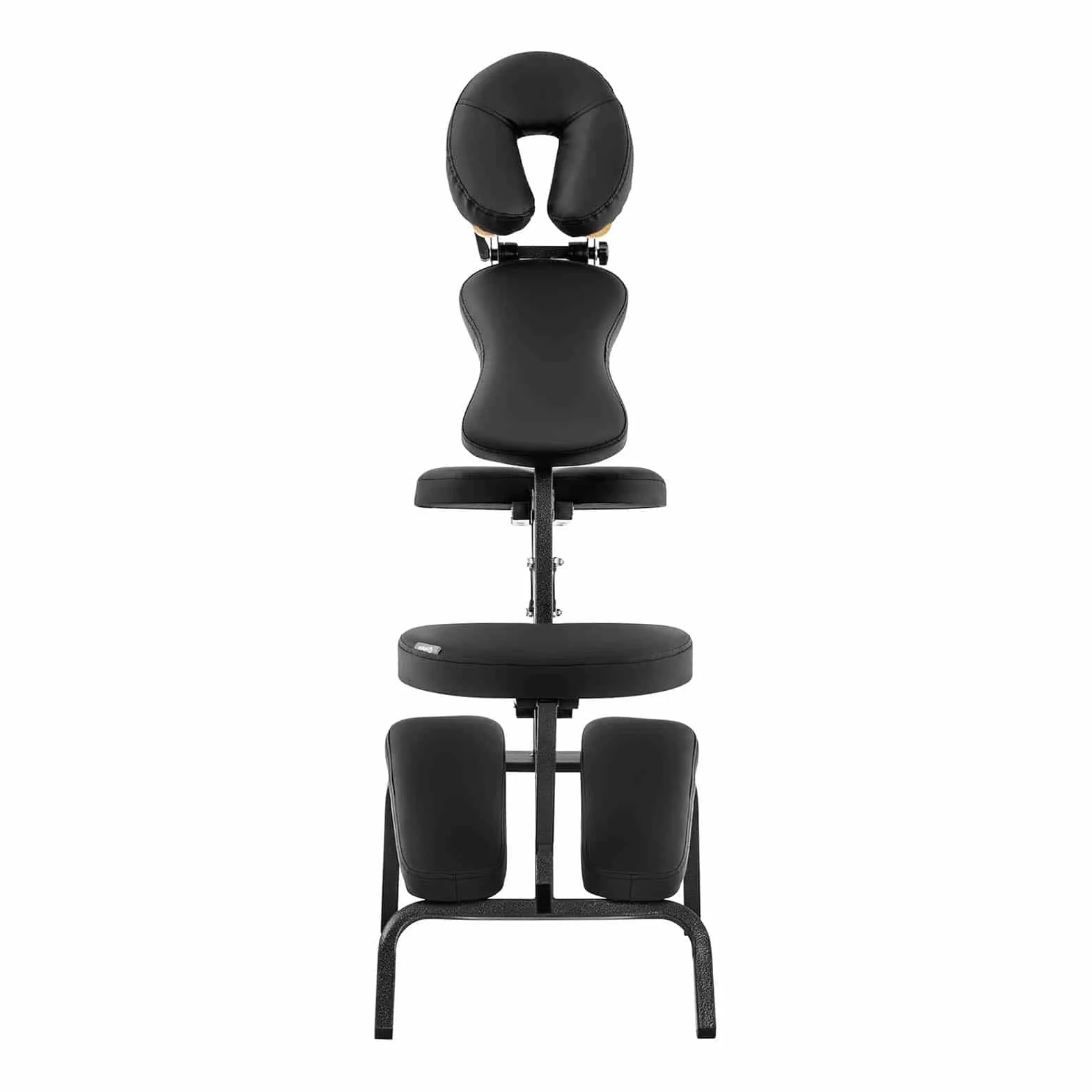 Physa Chaise De Massage Assis Pliante Pliable Portative Table Professionnelle Matériel À Domicile PHYSA MONTPELLIER BLACK (Acier, PVC, Capacité 160 kg, Sac Compris, Noir)