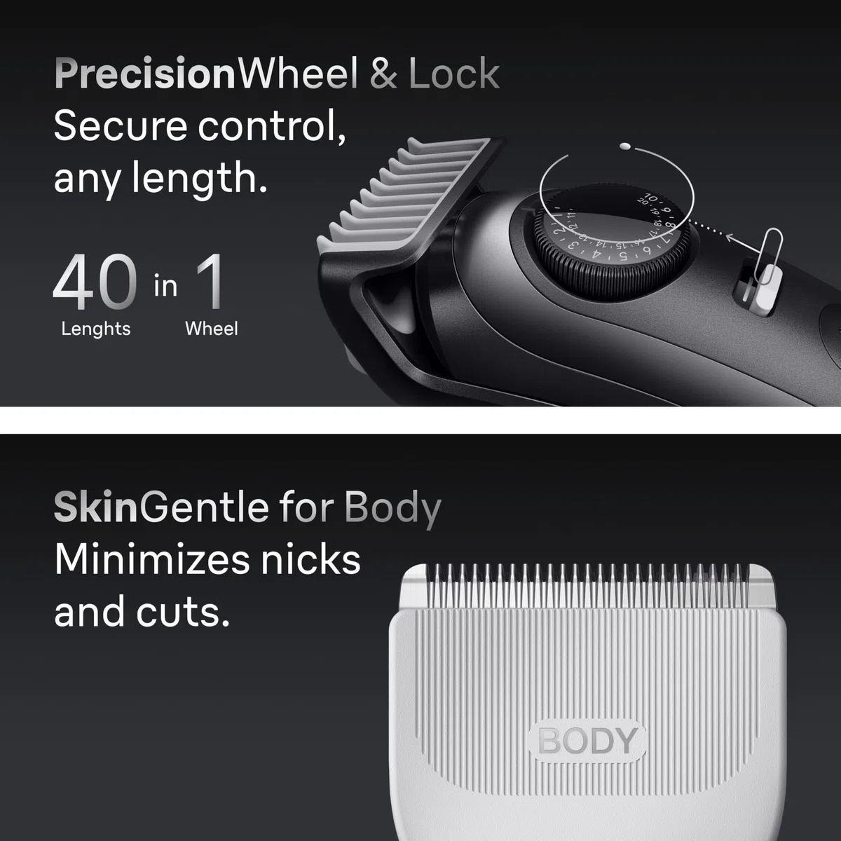 Braun Kit de rasage tout-en-un pour homme série 9 AIO 9535, barbe, visage, nez, oreille, tondeuse à cheveux, tondeuse corporelle et manscaping